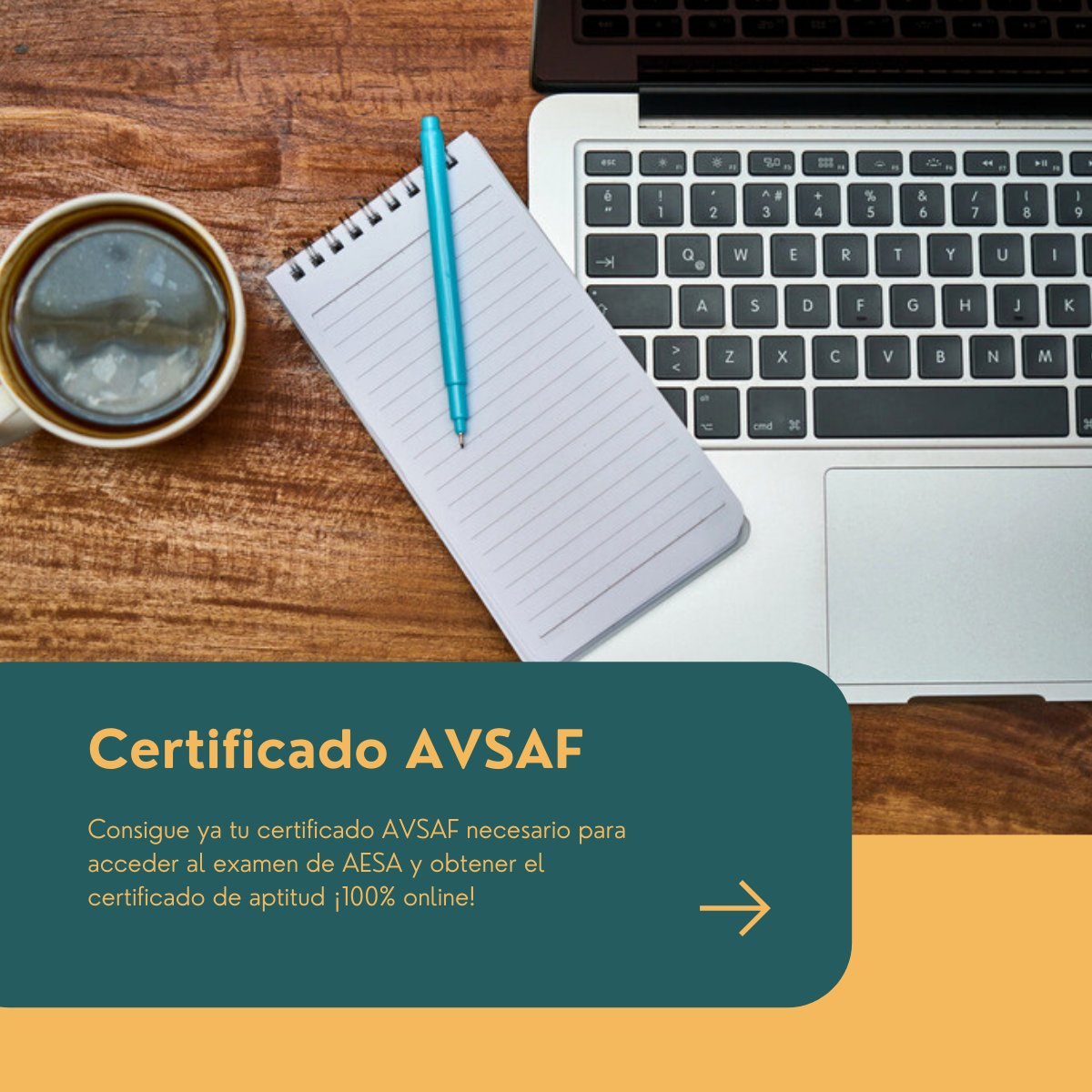 En Gesnaer, disponemos de los cursos de formación AVSAF (PEATONES Y CONDUCTORES) en la modalidad online, necesarios para acceder al examen de AESA y obtener el certificado de aptitud.
 
Consúltennos. Estaremos encantados de informarles.

gesnaer@gesnaer.es

#avsaf #avsec #airport