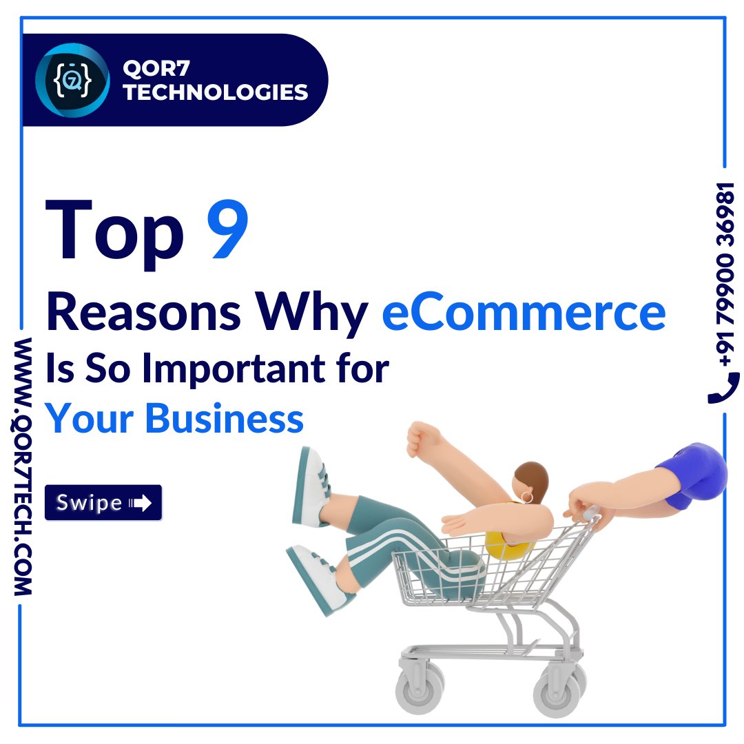 qor7tech's tweet photo. Top 9 Reasons Why eCommerce Is So Important for Your Business

Are you afraid about how to start an eCommerce 
Business?

Follow us :: @qor7technology 

#ecommerce #marketing #business #digitalmarketing #entrepreneur #ecommercebusiness #onlineshopping #qor7technologies https://t.co/qzYPEuzflb