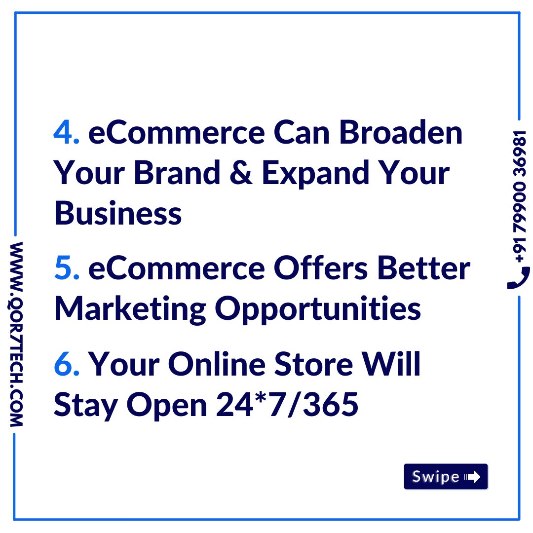 qor7tech's tweet photo. Top 9 Reasons Why eCommerce Is So Important for Your Business

Are you afraid about how to start an eCommerce 
Business?

Follow us :: @qor7technology 

#ecommerce #marketing #business #digitalmarketing #entrepreneur #ecommercebusiness #onlineshopping #qor7technologies https://t.co/qzYPEuzflb
