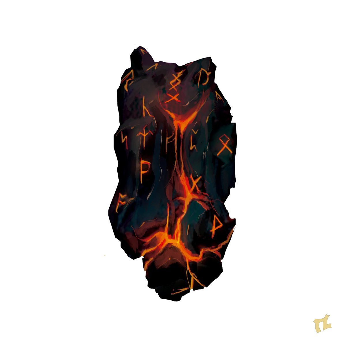 TokyoLoot's tweet photo. - Heat stone -
Item made for The Fading Embers RPG by @ValiantFoxGames 
.
.
.
#ttrpg #boardgame #artistontwittter https://t.co/ZzTzuAArAV
