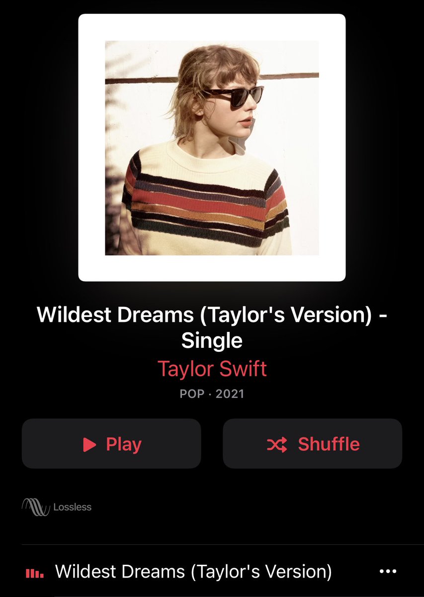 TSwiftNZ's tweet photo. 🎶 | Wildest Dreams (Taylor’s Version) is out now on Apple Music! 

https://t.co/SAi1oX6K5U https://t.co/Z32BckjDkj