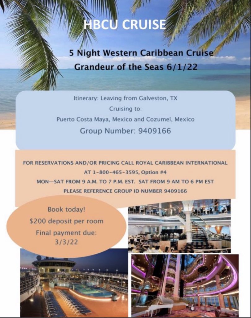 The HBCU Cruise (CruiseHbcu) Twitter