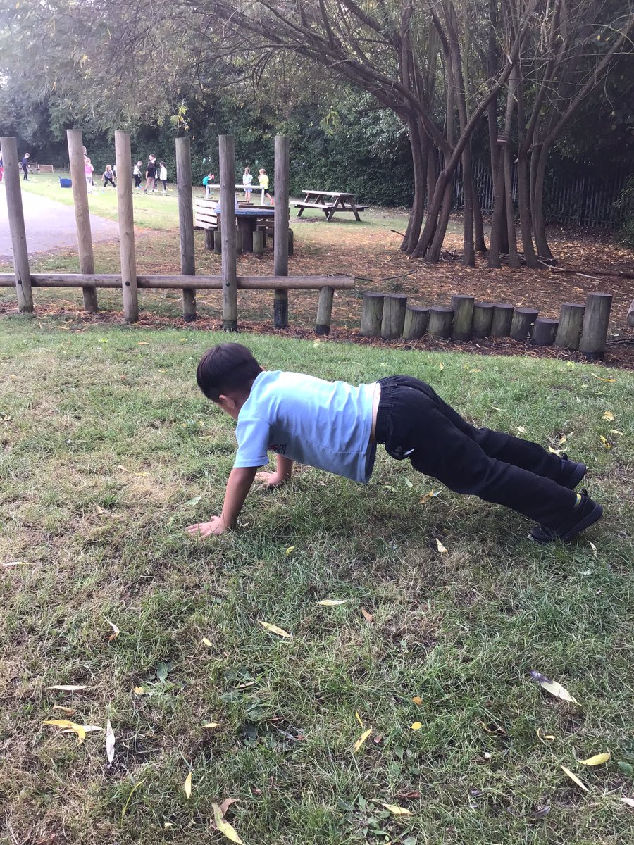 CricketsStf's tweet photo. Junior wanted to keep fit and do his exercises at playtime today in the lovely sunshine ☀️ what strong muscles and core strength he has!! https://t.co/umAmc76bgg