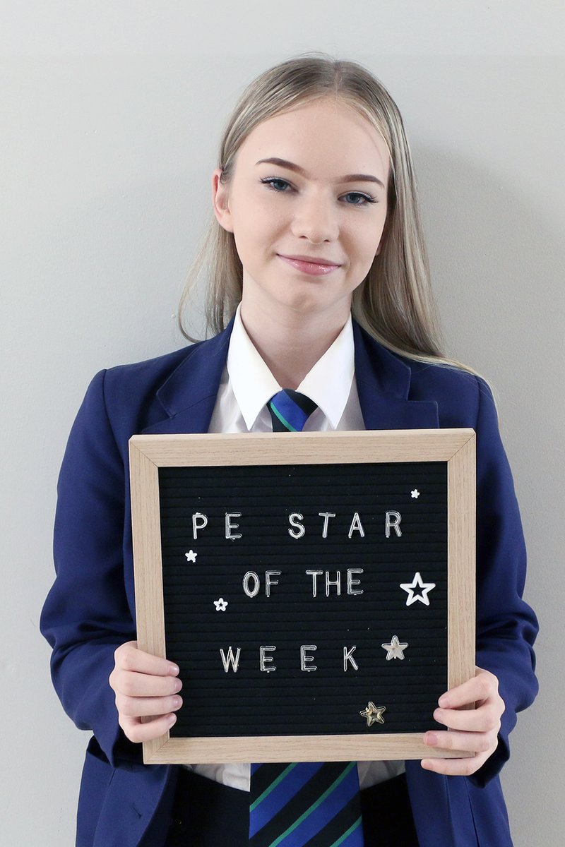 PE Star of the Week Award is back! Last week it was awarded to 🌟 Erin 🌟who shows fantastic determination in her BTEC Sport lessons. She is ambitious to achieve always asking for help when needed. Well done and keep up the good work! 👏
#TeamNA #KS4 #SOTW #educationwithcharacter