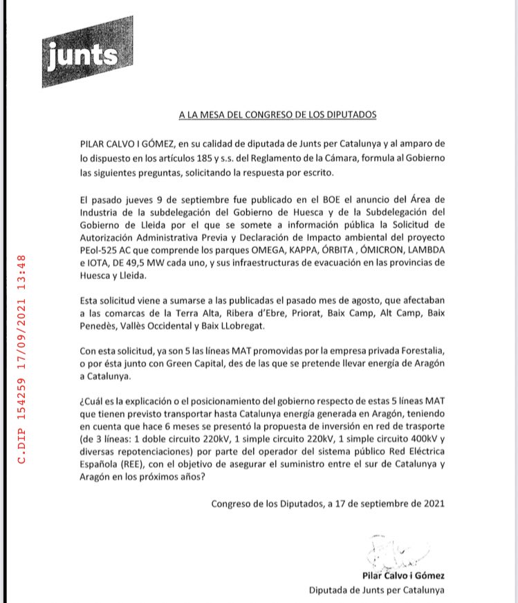 Junts per Catalunya Congrés i Senat tweet media