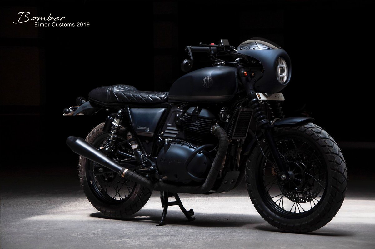 EimorCustoms's tweet photo. ~ B O M B E R ~  

Custom made Royal Enfield Interceptor. 

#royalenfield #royalenfieldinterceptor650 #royalenfieldcontinentalGT650 #continentalGT #continentalGT650 #GT650 #interceptor #interceptro650 #modifiedInterceptor650 #bulletmodification #eimorcustoms #eimor #makeinindia https://t.co/WO7jES0Z1h