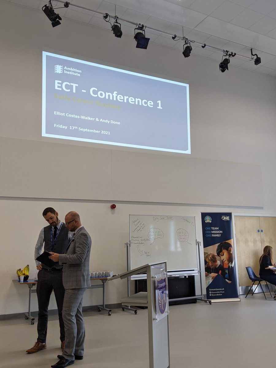MakinsonMiss's tweet image. @Ambition_Inst Ready for an exciting day at Conference 1! @UnsworthAcademy @ForwardAs1Trust @CWElliot #ECT #ectprogramme