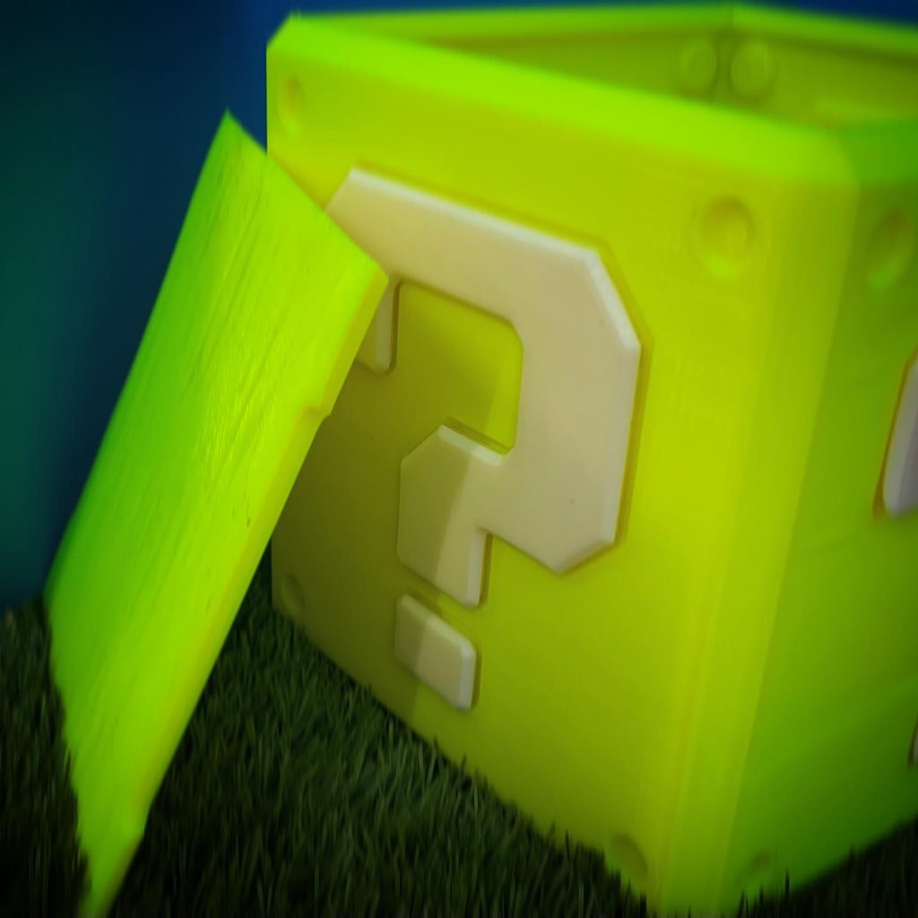 L0v3Train's tweet photo. 1-UP #MARIO #supermario #mushroom #questionmarkblock #nerd #geek #games #game #twitch #streamer #fyp #1up #L0v3train #3dprinting #3dprint #cool https://t.co/pyFnN6nCzS