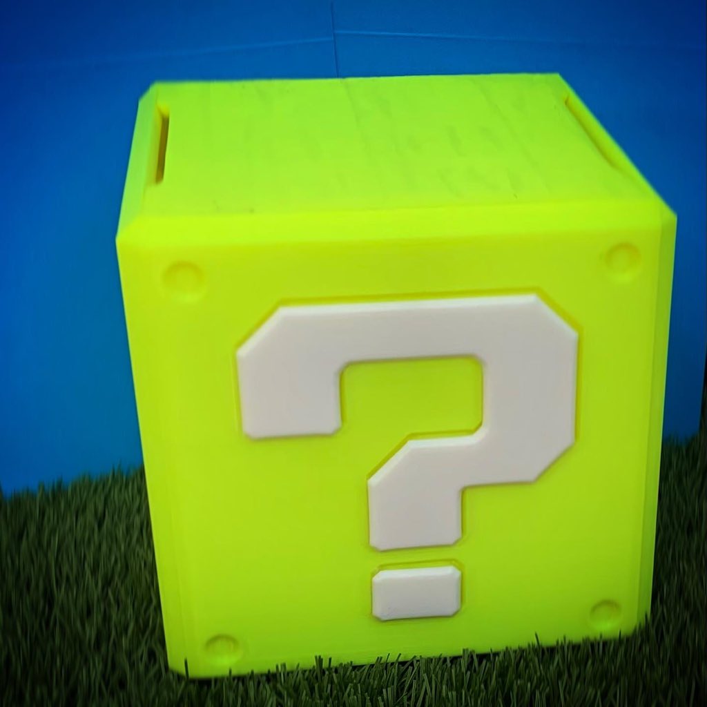 L0v3Train's tweet photo. 1-UP #MARIO #supermario #mushroom #questionmarkblock #nerd #geek #games #game #twitch #streamer #fyp #1up #L0v3train #3dprinting #3dprint #cool https://t.co/pyFnN6nCzS