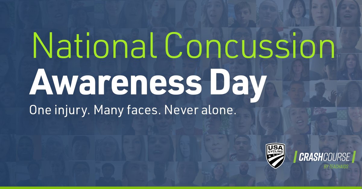 usacycling's tweet image. It's National #ConcussionAwarenessDay and we’ve teamed-up with @TeachAids to promote concussion education for our sports community.

Learn more at usacycling.org/member-well-be…