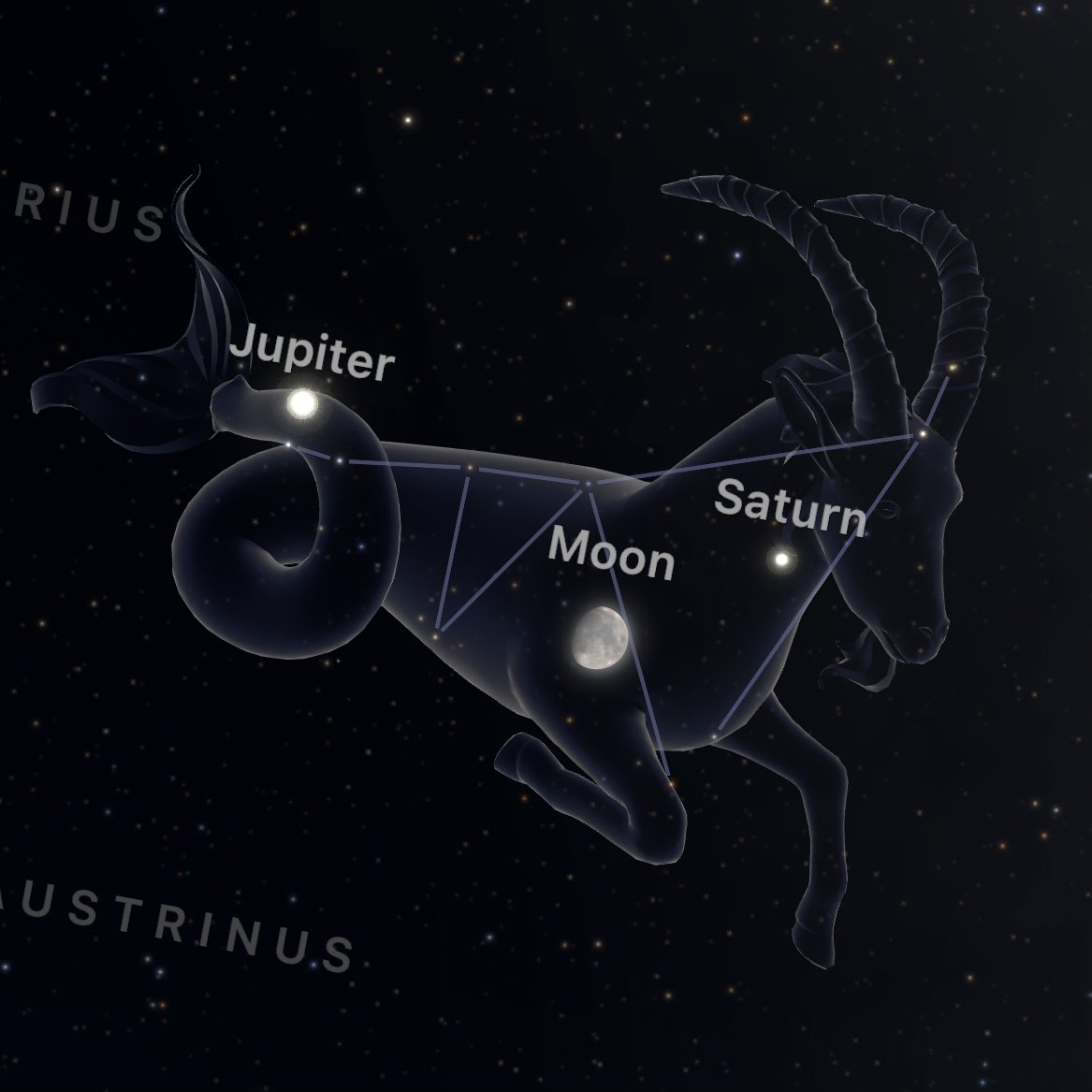 ronibats's tweet photo. PSA: Jupiter, the Moon, and Saturn in the night sky right now. @earthshakerph https://t.co/yIT8x3GmHG