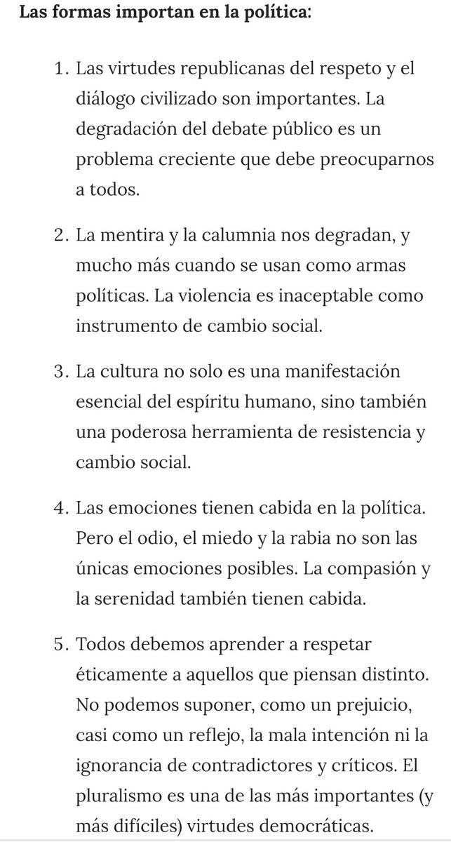 agaviriau's tweet photo. Las formas importan en la política https://t.co/Q44WndCNCg