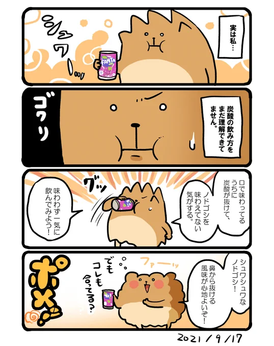 炭酸の飲み方が分からない。 #エッセイ漫画 