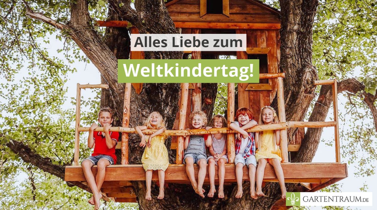 Das Team von Gartentraum.de wünscht allen Kindern einen fröhlichen Weltkindertag!😉
#gartentraum #garten #weltkindertag