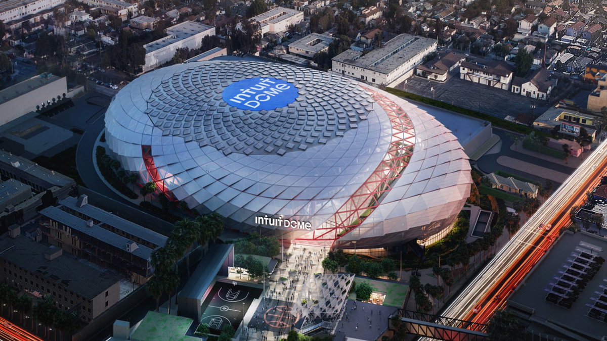 BleacherReport's tweet photo. The Clippers and Intuit signed a 23-year naming rights deal for their new $1.8B arena in Inglewood, California

(via @sbjsbd) https://t.co/UJNItT7hyT