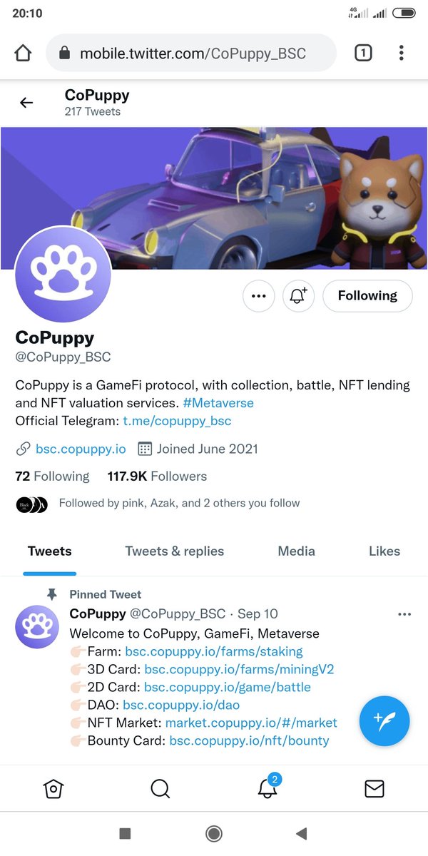 aingw11's tweet photo. @CoPuppy_BSC Good project
@Azakan98 @aedithea @Amura62439559 

0xb16F850D7BcBF716CE4abCf106C4356560439820 https://t.co/OEi2vGi8su