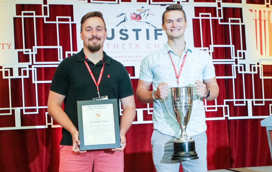 ThetaChiIHQ's tweet image. Congrats to Beta Lambda/Akron, the recipient of the 2020 Grand Chapter Scholarship Award! thetachi.org/2020-grand-cha…