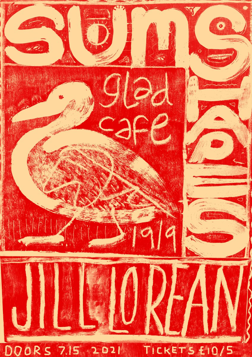 Two cracking shows coming up this weekend 🔥
Saturday: Bhajan Bhoy + <a href="/Adenineharp/">Adenine</a> + Howie Reeve
Sunday: sumshapes + @jill_lorean (solo)
For details, tickets + covid safety info, visit: thegladcafe.co.uk