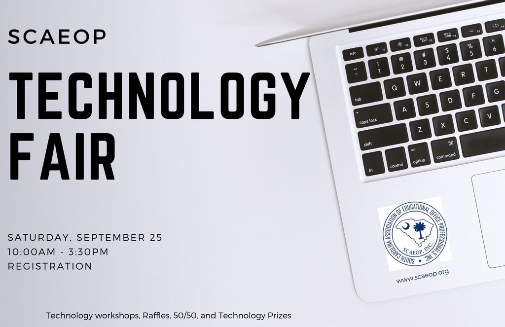 T-minus 8 days until our SCAEOP Technology Fair.  Find out more at scaeop.org.
