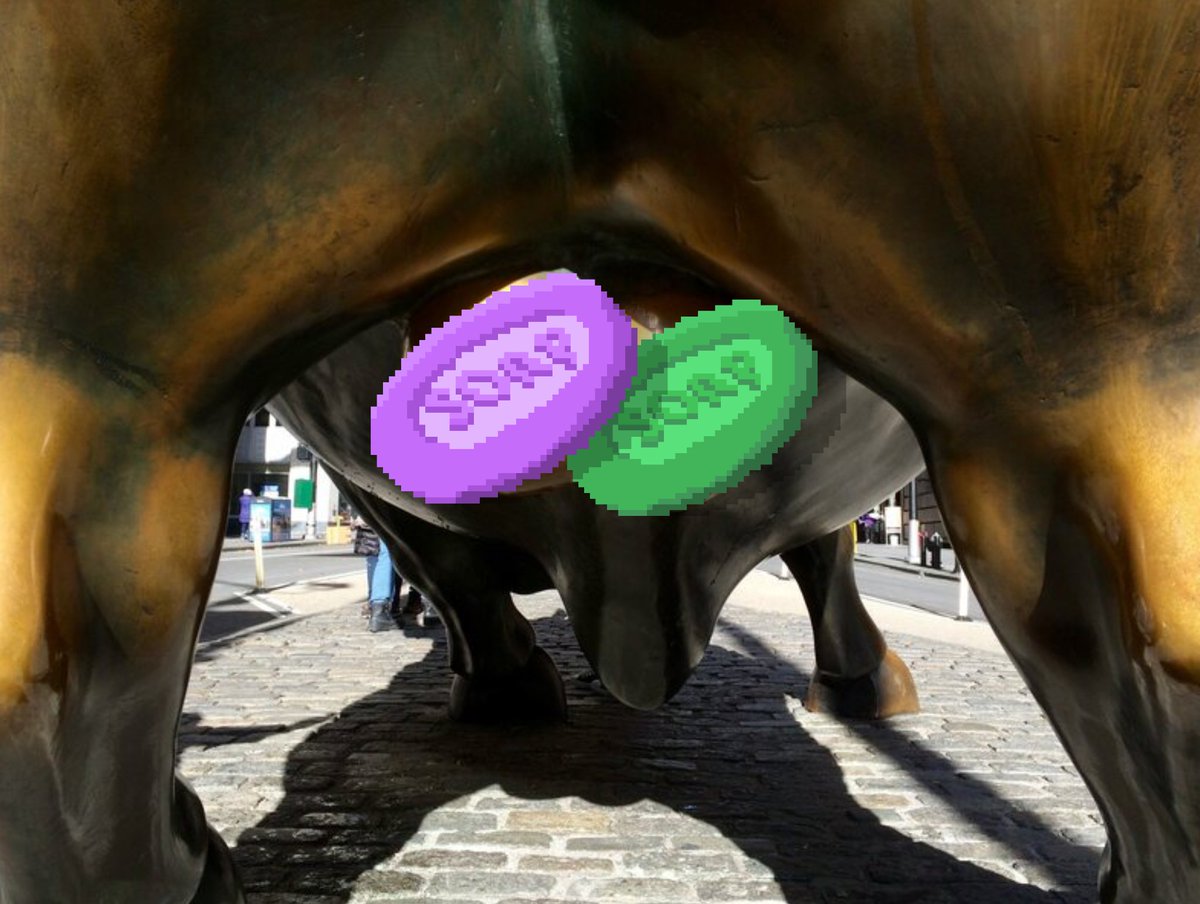 News Flash: the wall street bull testicles have been replaced by soaps

#NFTCommunity #NFT #nftcollectors