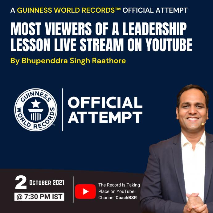 coachbsr's tweet photo. SET REMINDER and Join us to Learn Leadership
Lessons - https://t.co/4eBKA5XqdV

"If your actions inspire others to dream more, learn more, do more and become more, you are a leader."

#CoachBSR #Leadership #GandhiJayanti https://t.co/FiFy6YGZ8D