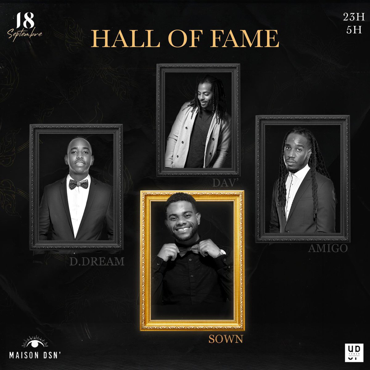 DousinnW's tweet photo. ⚜️Please Welcome to the Hall Of Fame ...
✨Deejay Sown✨
Membre honoraire de nos soirées Parisiennes il entre naturellement dans notre Hall Of Fame !!! Depuis le début il a tout retourné il sera chaud bouillant 🔥
#HOFPVRIS #DjSown #Dousinn #CaribbeanParty #Shendou https://t.co/4VxqdSuwrr