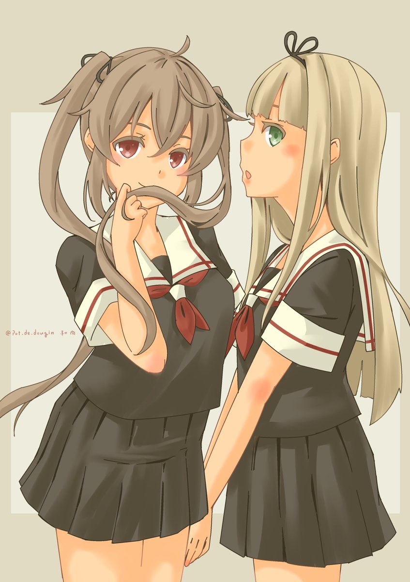 艦これ「ほのかな百合のかほり

#艦これ 」|Pot＊deのイラスト