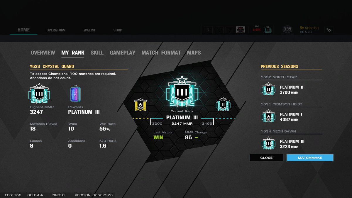 itzmbk_'s tweet photo. This season's Placements are So bad With Hackers,bugs and Try Hard Opponents. Now i Reached plat 3. Hmm https://t.co/klO1DmGMDQ