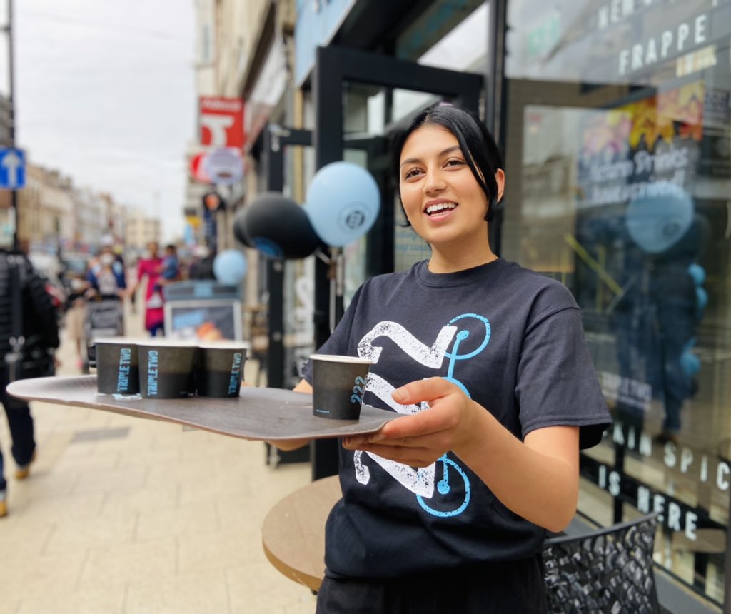 TripleTwoCoffee's tweet photo. If you haven’t visited Triple Two Croydon in a while, now is the time! 

Under new management and offering £1 hot drinks all week, we are sure not to disappoint! 

#croydon #new #offer #supportcroydon #supportlocal #coffee #croydonbusiness #cake #sample #eastcroydon https://t.co/Eav2wDAf5f