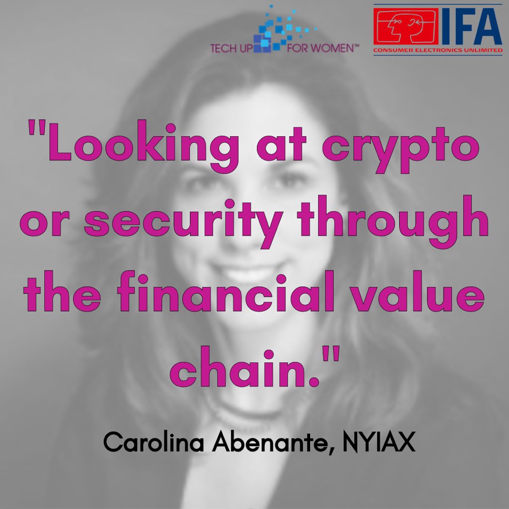 techupforwomen's tweet photo. More quotes from our International Tech Up For Women - IFA Berlin conference! Weren’t able to make it on September 2nd? No problem! The video recordings will be available on our website throughout the month of September, just visit https://t.co/cWFDqlCj6d! 💙👩‍💻 #techupberlin https://t.co/kAlYTS33mo