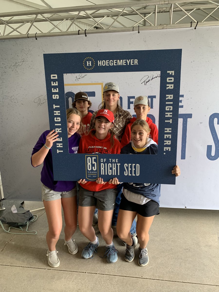 TheRightSeed's tweet photo. 85 Years of the Right Seed and many more for those who come next. We hoped everyone enjoyed their time in the Hoegemeyer tent at Husker Harvest Days and we especially loved having the next generations joining us.
#85andGrowing #HuskerHarvestDays
@NEFFAFoundation
@HHDays https://t.co/bSbFtEYryI