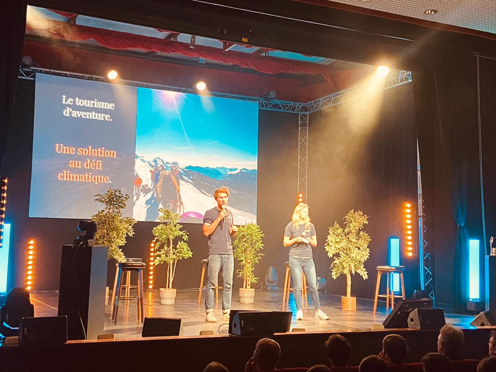 #JII2021-Live : retour sur l’intervention de <a href="/StanislasGRUAU/">Stan Gruau</a> et Alice Gauthier, co-fondateurs d’<a href="/ExploraProject/">EXPLORA PROJECT 🇫🇷</a> qui nous partagent leur ambition de devenir l’acteur engagé du tourisme d’aventure à impact positif sur l’environnement ! 🌏