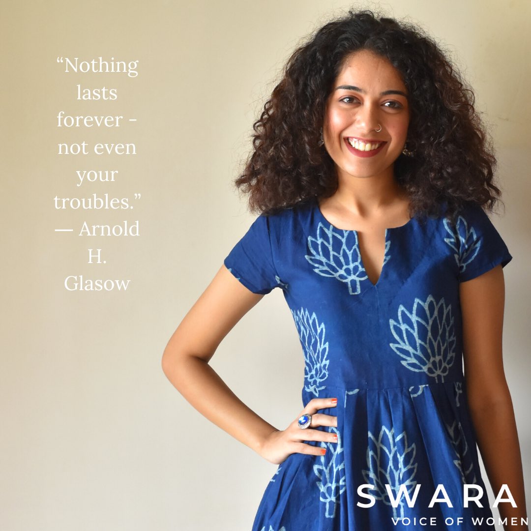 SwaraVOW's tweet photo. This is a philosophy we try to follow at Swara. We push ourselves through the hard days as a team because we know that they are not going to last forever. This has helped us through some really difficult times, like the pandemic 💙

#sustainable #fashion https://t.co/FcbjG1mxLy