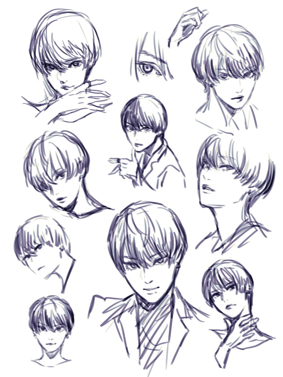 昨年のXspadaコラボ用のラフスケッチも!いまの咲月さんも最強にカッコいいので、また描かせていただける機会があったらいいな 