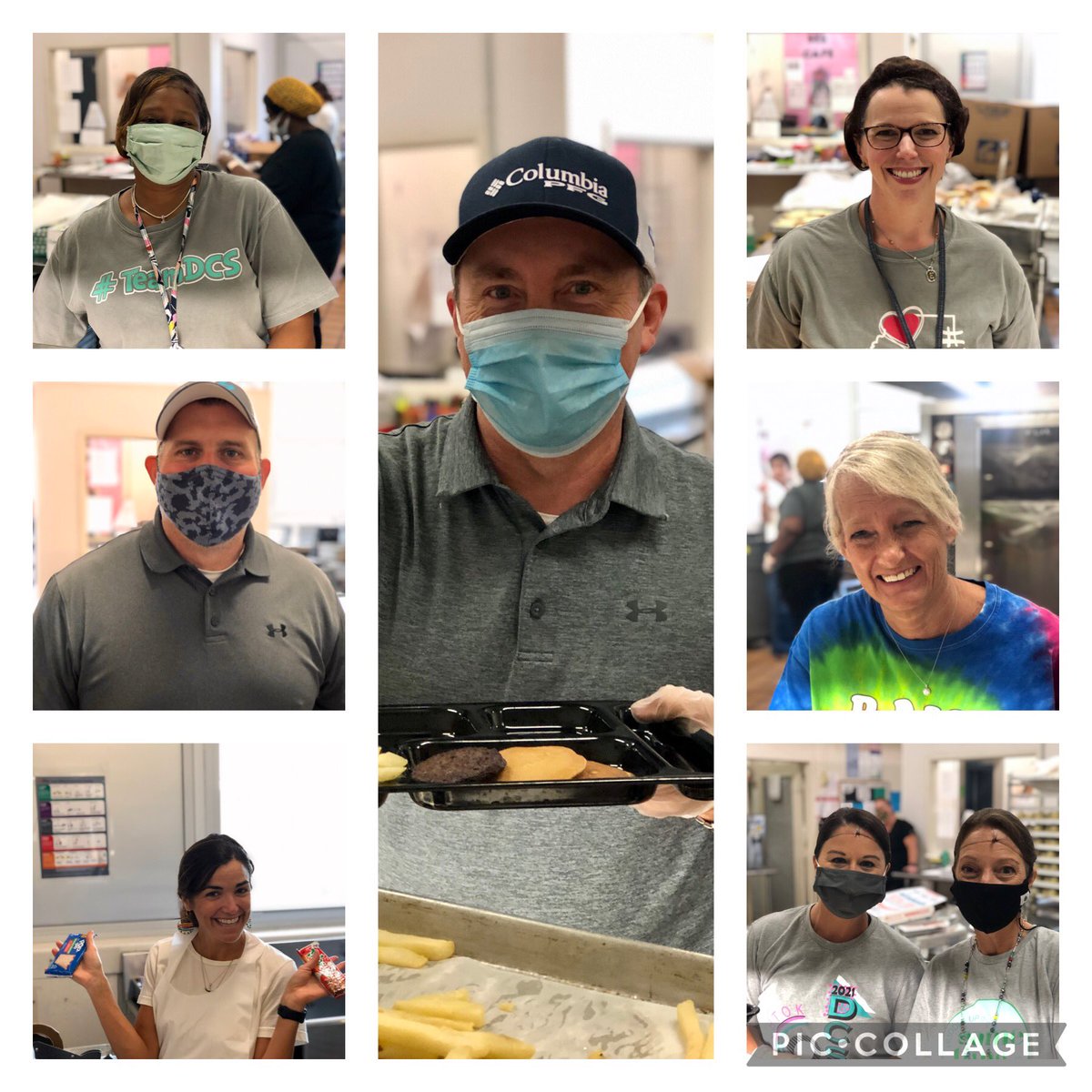 SES_Chargers's tweet photo. Thank you to our special guests from central services for helping us in the cafeteria this week! #teamdcs https://t.co/Sby6QpPbtq