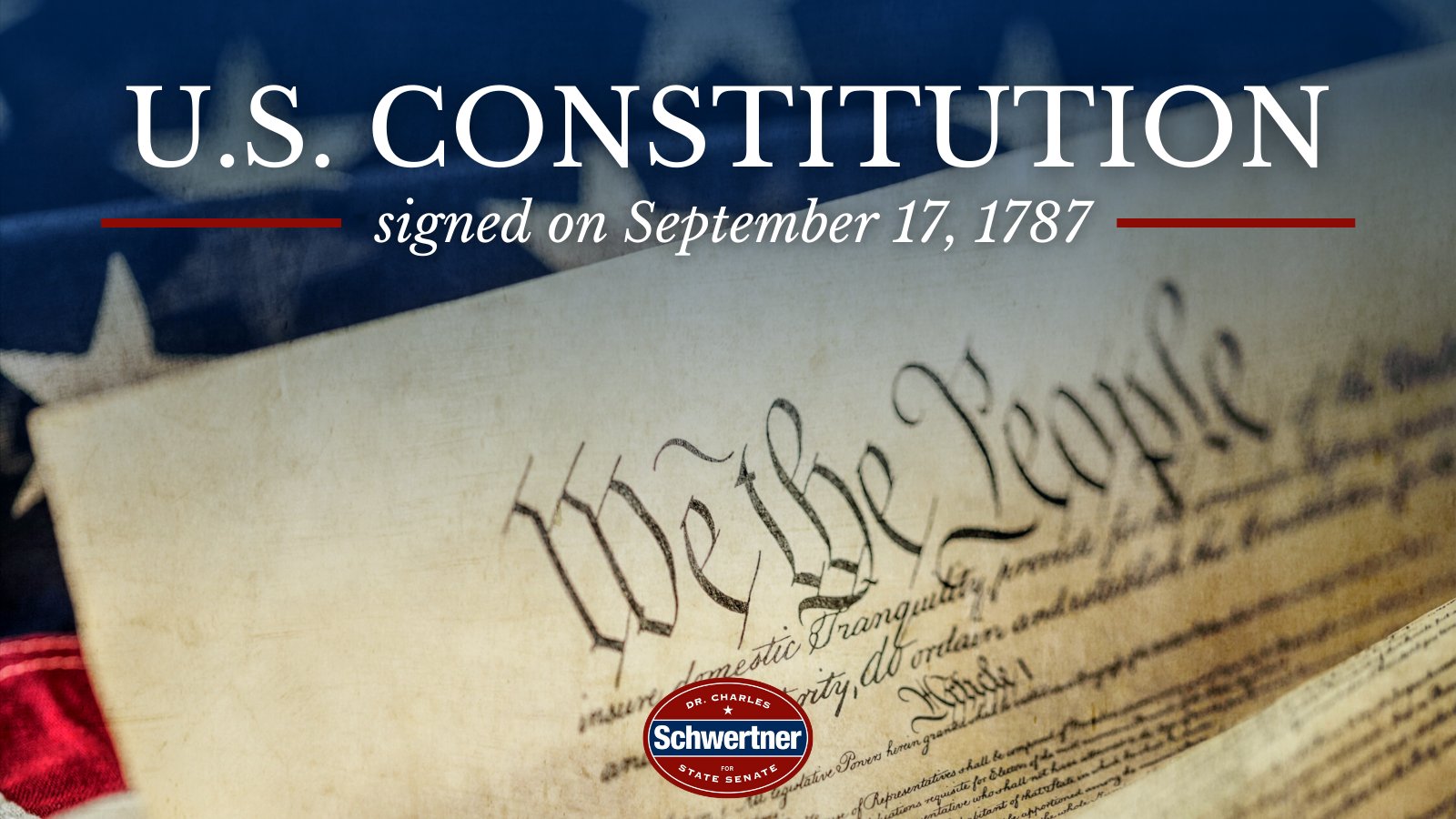 Charles Schwertner on Twitter: "On this day in 1787, the U.S. Constitution was signed at the Constitutional Convention in Philadelphia. Happy #ConstitutionDay! https://t.co/bCFDVA7EdJ" / X
