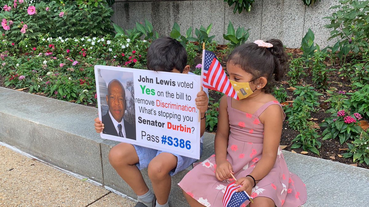 Sivakumar S (@realsivakumars) on Twitter photo Stop horse-trading us <a href="/SenatorDurbin/">Senator Dick Durbin</a>. Legal immigrants deserve equality too. Stop hurting us. We will fight till the end. Please STOP playing games!
Get 60002/3/4 approved now.
#DurbinBansIndians #DurbinBlocksLegalImmigrants
<a href="/JudiciaryDems/">Senate Judiciary Democrats 🇺🇸</a> Stop horse-trading us <a href="/SenatorDurbin/">Senator Dick Durbin</a>. Legal immigrants deserve equality too. Stop hurting us. We will fight till the end. Please STOP playing games!
Get 60002/3/4 approved now.
#DurbinBansIndians #DurbinBlocksLegalImmigrants
<a href="/JudiciaryDems/">Senate Judiciary Democrats 🇺🇸</a>