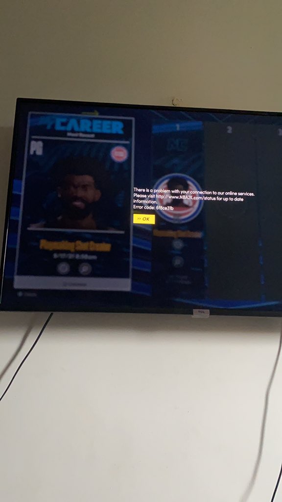 Luke06735592's tweet photo. @2KSupport Hello I can’t play online what’s going on? https://t.co/lvv8kOhxlG