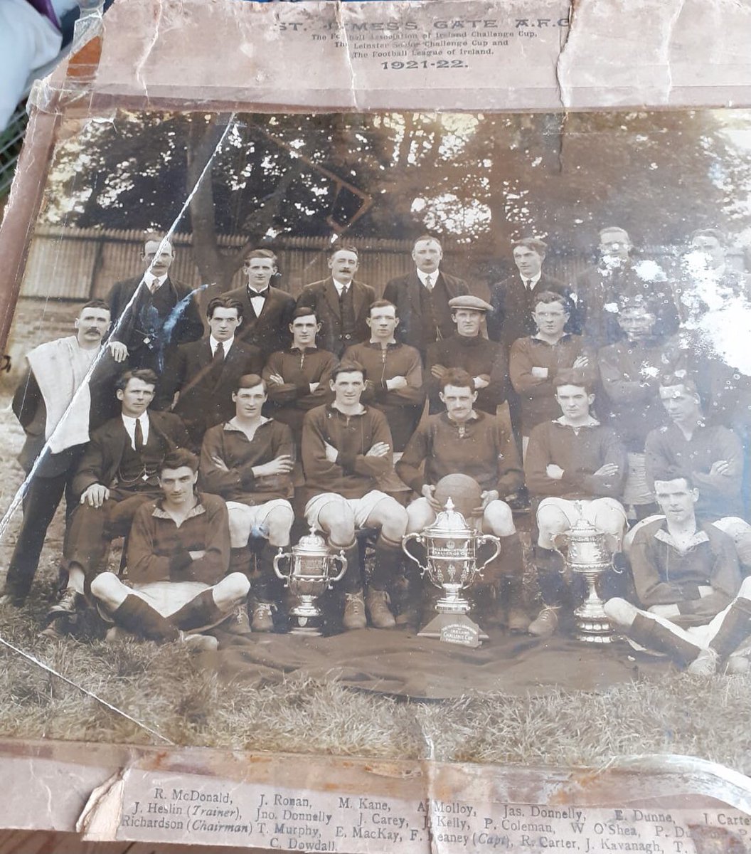 stensini's tweet photo. @SSEAirtricityLg Great grandfather part of the First ever champions ..St.James Gate, treble winners that year https://t.co/A23SvIjoXr