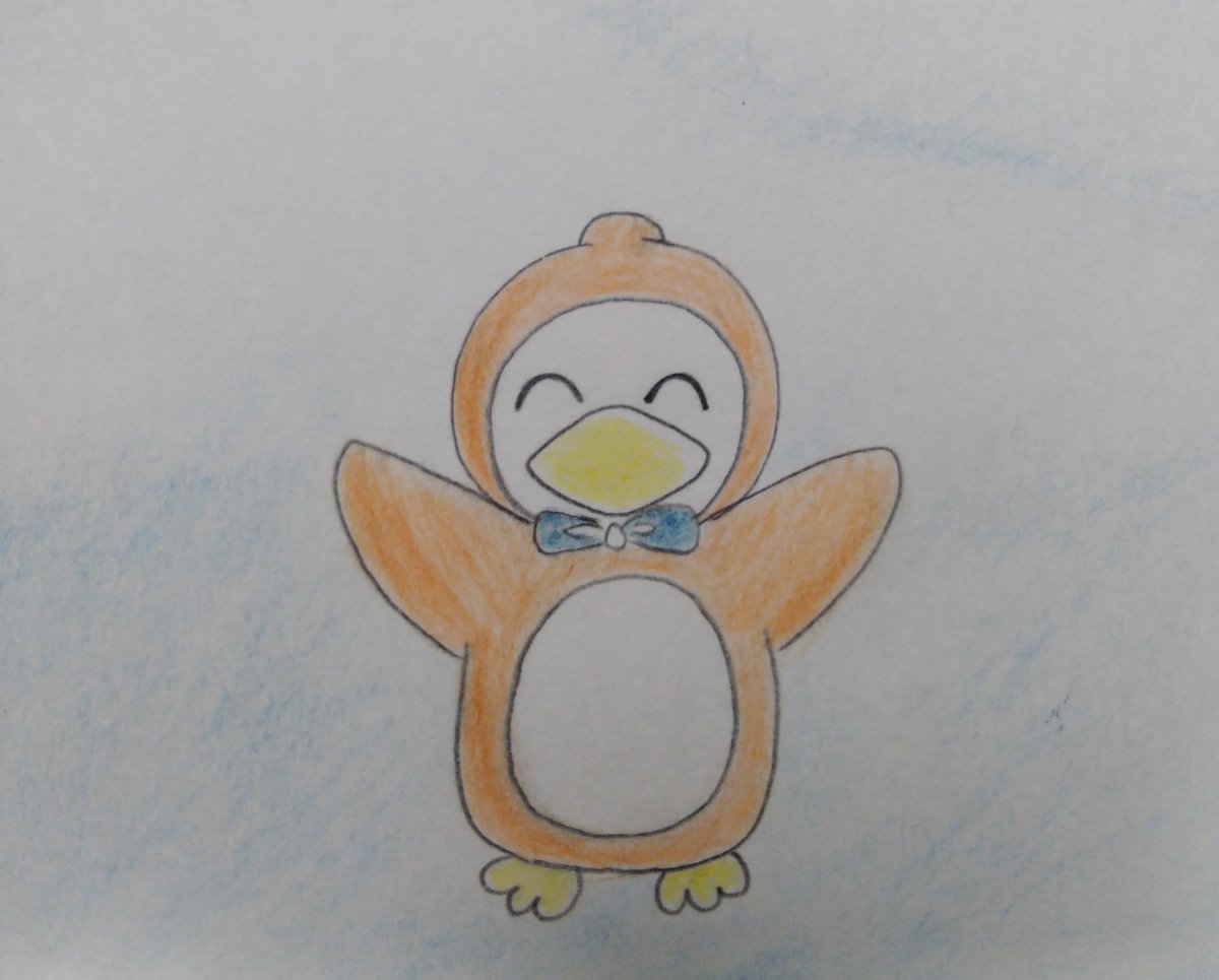 ট ইট র 罠菜 山川夏菜 今週もお疲れ様でし イラスト ペンギン 絵描きさんと繋がりたい イラスト練習中 イラスト初心者 Penguin 絵描きさんとつながりたい お絵描き初心者 創作イラスト 手作り 手芸 お絵描きさんと繋がりたい 絵本 青空 布