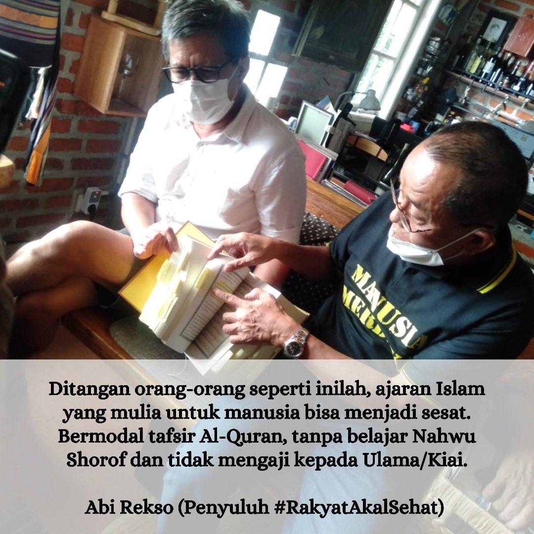 abirekso's tweet photo. DITANGAN ORANG-ORANG SEPERTI INILAH, AJARAN ISLAM YANG MULIA BISA DISESATKAN! Ditangan @rockygerung_rg dan @msaid_didu kesesatan dimulai.

Jika kalian sepakat tolong RT Kerass!! https://t.co/y37Kx2dflg