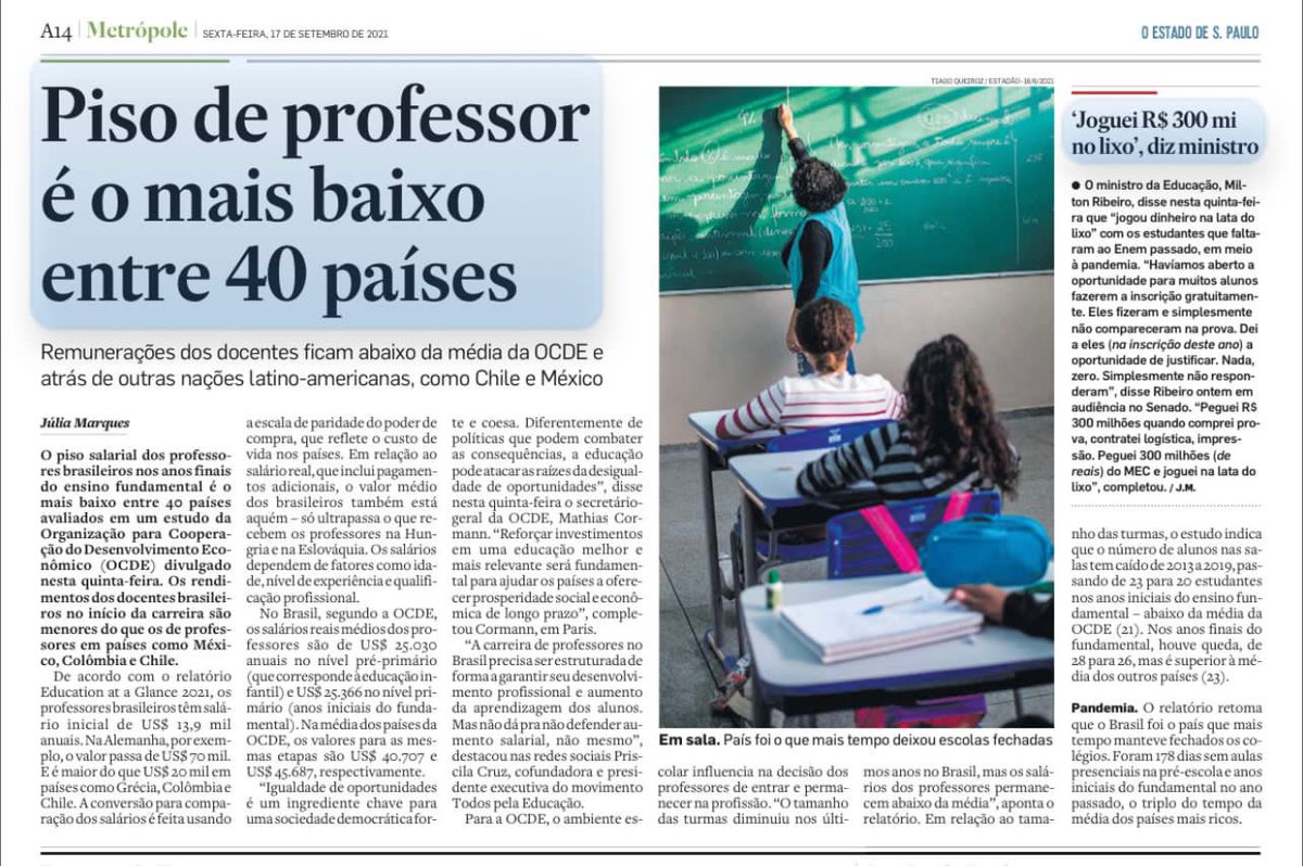 LucianoHuck's tweet photo. P/ gente construir um Brasil c/ mais oportunidades e menos desigualdades, precisamos investir de forma eficiente na Educação. Temos de enfrentar c/ coragem e inteligência o desafio de qualificar e remunerar melhor nossos professores. Só assim vms caminhar rumo ao país q sonhamos. https://t.co/vZDCW3vHWm