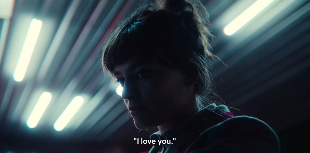 abeyourlight's tweet photo. S1: "You waited. -Of course."
S2: "You did like me. -Of course I did." 
S3:  "Did you mean it [that you love me]? -Of course I meant it." 

Long awaited Maeve and Otis's first kiss, it is the most beautiful scene in whole show for me. Can't get over them. #SexEducation https://t.co/PZjwHsVy1b