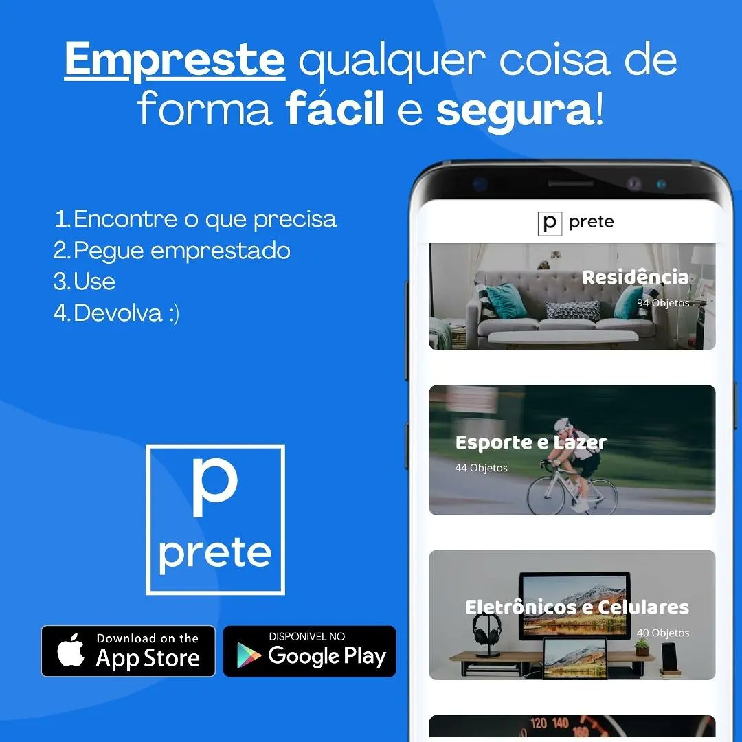 preteapp's tweet photo. No PRETE você empresta tudo de tudo!
Não Compre, Empreste! 😃🤝 
 
Acesse o link para baixar o app:
https://t.co/Qhbm6xhZLu

#preteapp #emprestar #borrow #sustentabilidade #changeyourmindset #habilidades #rendaextra #compartilhe #savetheplanet #usosustentavel #coletivo https://t.co/q83Z8RDH8Z