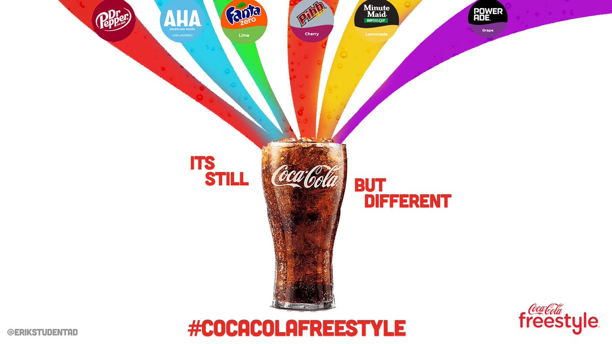 ErikStudentAD's tweet photo. I thought I was done but this one came to me, mixing colors @OneMinuteBriefs for #CocaColaFreestyle 
@ccfreestyle &amp;  @CocaCola https://t.co/b23JKYaC3D