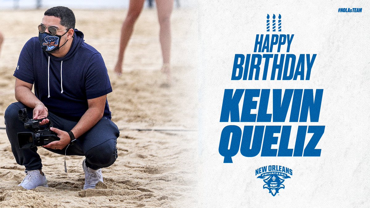 Happy birthday to the man at the head of our digital and social media!

Hope you have a great day <a href="/iamkelvinq/">𝙆𝙚𝙡𝙫𝙞𝙣 𝙌𝙪𝙚𝙡𝙞𝙯</a> and we appreciate everything you do for our student-athletes and staff!

#NOLAsTeam ⚔️