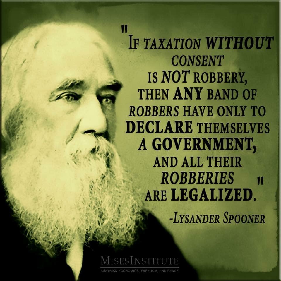 LPofMN's tweet photo. #TaxationIsTheft #ReadSpooner #ConstitutionDay https://t.co/6ptW93uogf