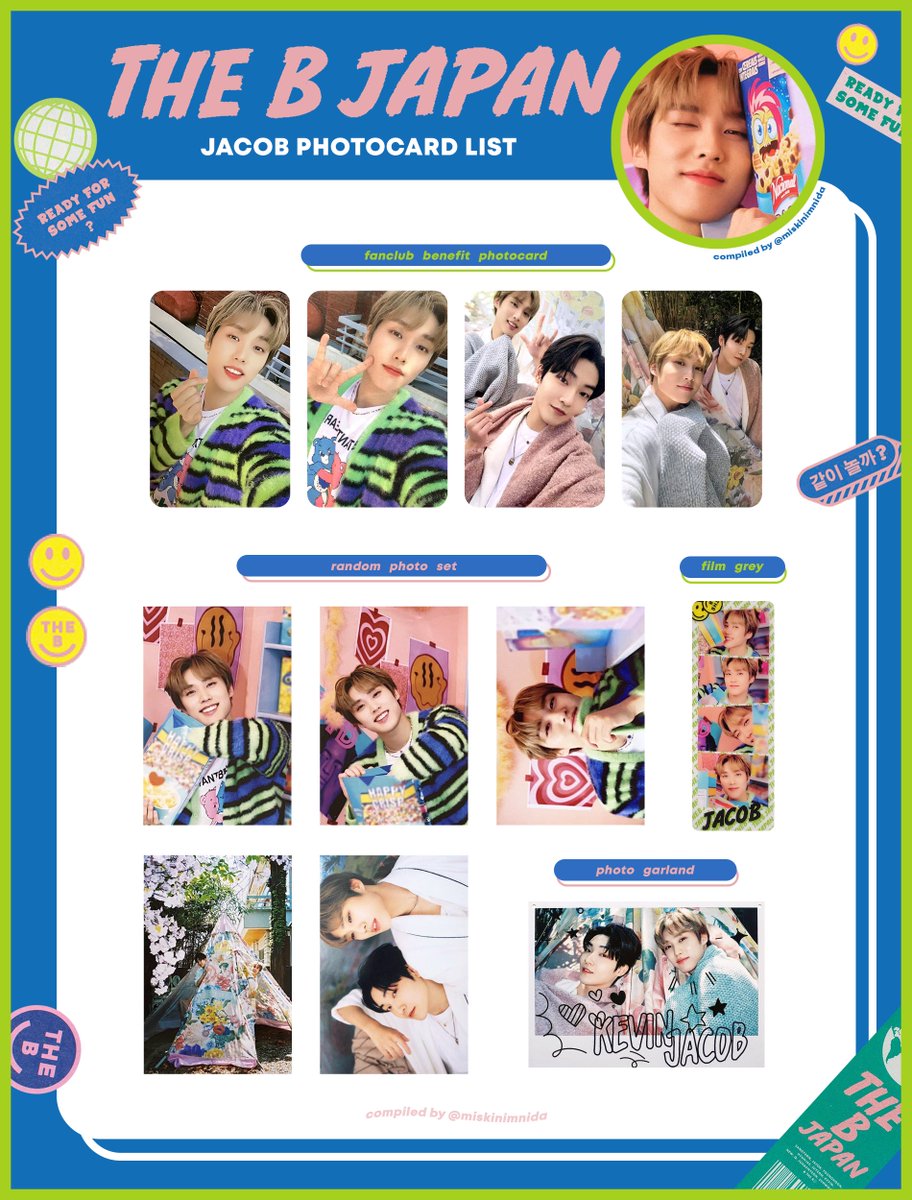 THE BOYZ - The B Japan 』 Official Goods Photocard List 🧸 SY