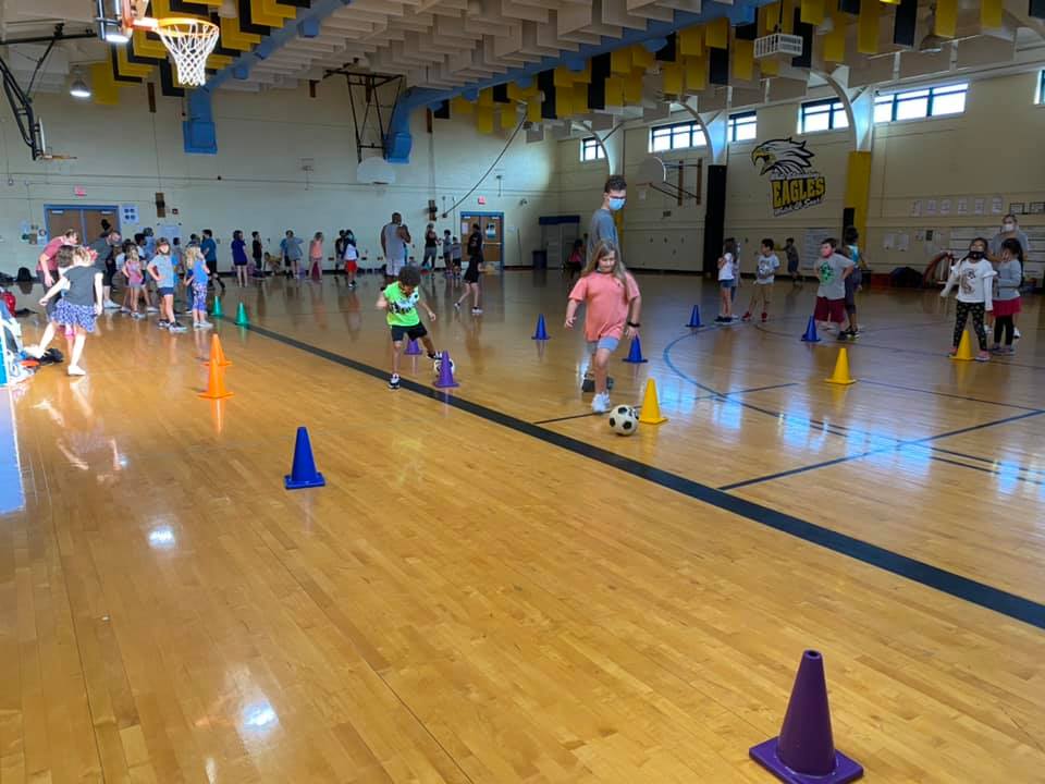 We're building our minds and our muscles in STEALTH! 💪💪 Thanks to our friends at Prime Fit for joining us at several sites to help students get motivated to move their bodies and lead healthy lifestyles! #STEALTHMode