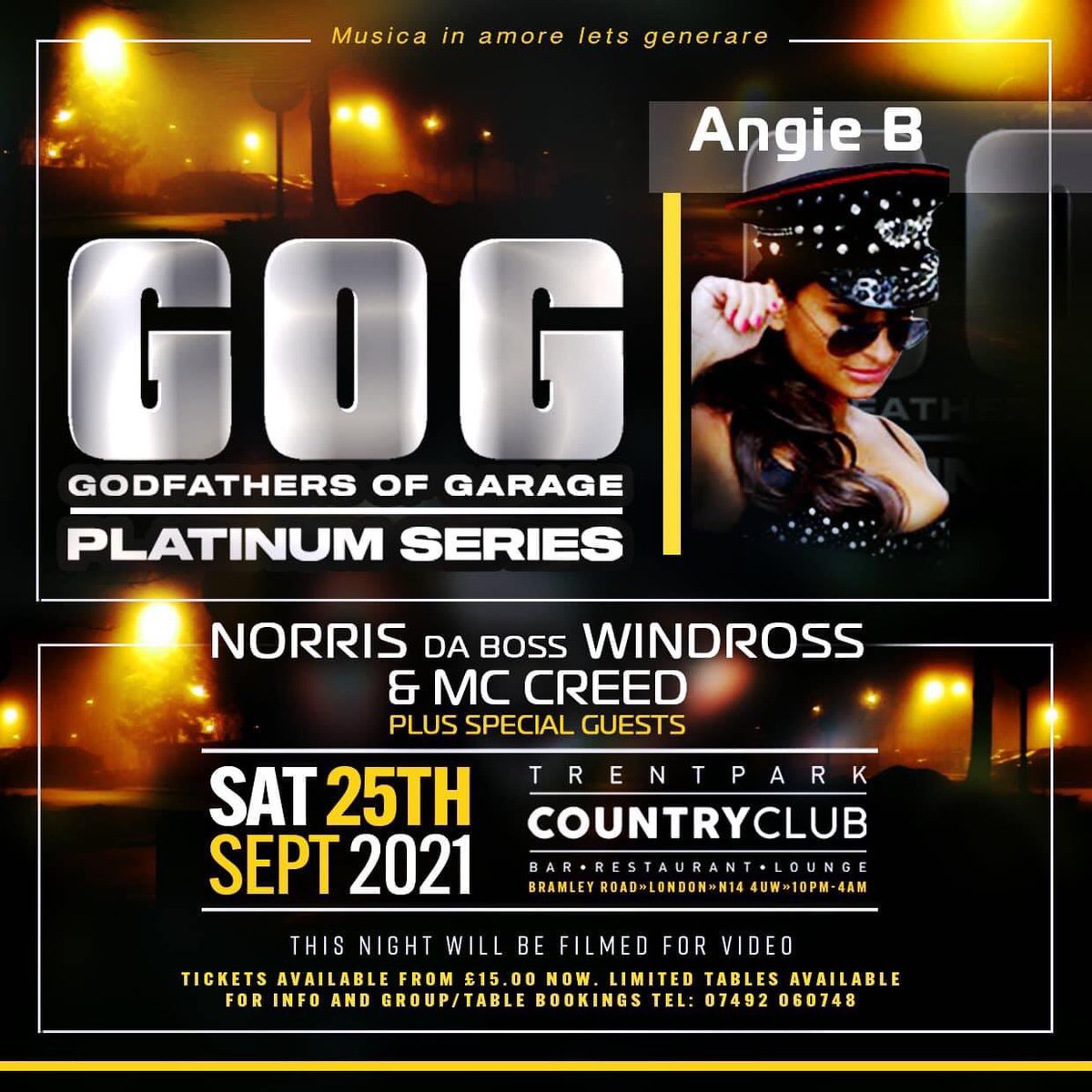 Godfathers Of Garage (@weare_gog) on Twitter photo Join Angie B For The Godfathers Of Garage <a href="/Weare_GOG/">Godfathers Of Garage</a> Platinum Series.
💫We’re Put Together An Intimate Line Up In The Plush Settings Of Trent Park Country Club, London & We Would Like You To Join Us 💫
TICKETS 🎫 eventbrite.co.uk/e/the-godfathe…
MORE INFO: fb.me/e/TmpEd92s Join Angie B For The Godfathers Of Garage <a href="/Weare_GOG/">Godfathers Of Garage</a> Platinum Series.
💫We’re Put Together An Intimate Line Up In The Plush Settings Of Trent Park Country Club, London & We Would Like You To Join Us 💫
TICKETS 🎫 eventbrite.co.uk/e/the-godfathe…
MORE INFO: fb.me/e/TmpEd92s